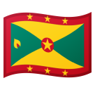 Flag: Grenada as drawn by Google in Android 9.0