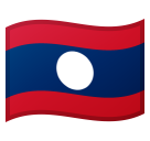 Flag: Laos as drawn by Google in Android 9.0