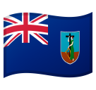 Bandeira: Montserrat as drawn by Google in Android 9.0