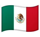 Flag: Mexico as drawn by Google in Android 9.0