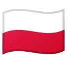 Flag: Poland as drawn by Google in Android 9.0