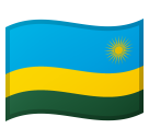 Flag: Rwanda as drawn by Google in Android 9.0