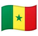 Flag: Senegal as drawn by Google in Android 9.0