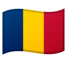Flag: Chad as drawn by Google in Android 9.0