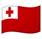 Flag: Tonga as drawn by Google in Android 9.0
