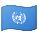 Flag: United Nations as drawn by Google in Android 9.0