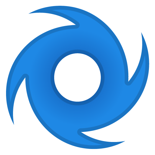 Cyclone as drawn by Google in Android 9.0