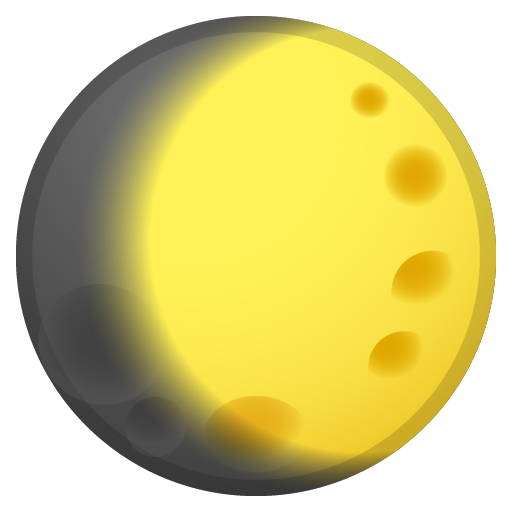 Waxing Gibbous Moon, the design in this release