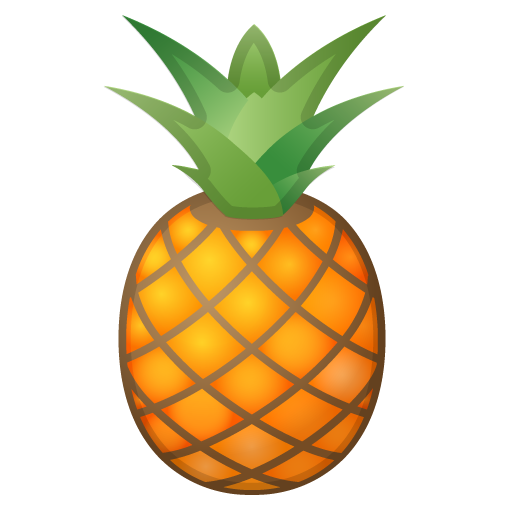 파인애플 as drawn by Google in Android 9.0