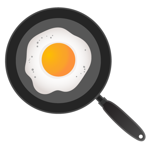 프라이팬 as drawn by Google in Android 9.0