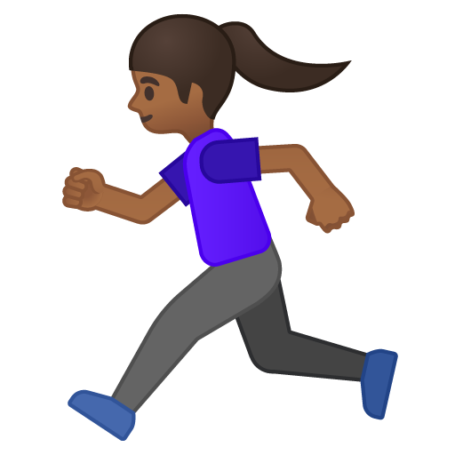 Woman Running: Medium-Dark Skin Tone, the previous design