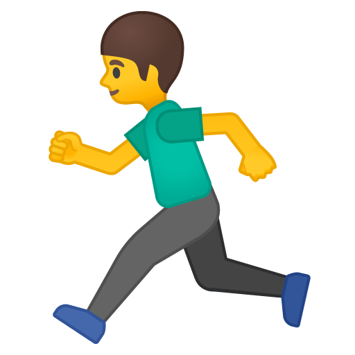 Person Running, the previous design