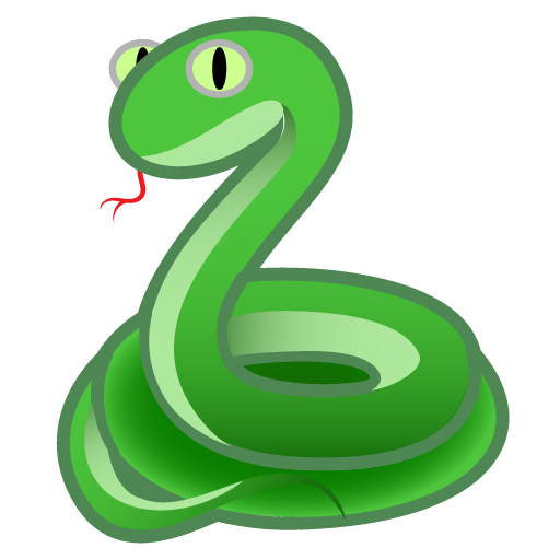 Serpent as drawn by Google in Android 9.0