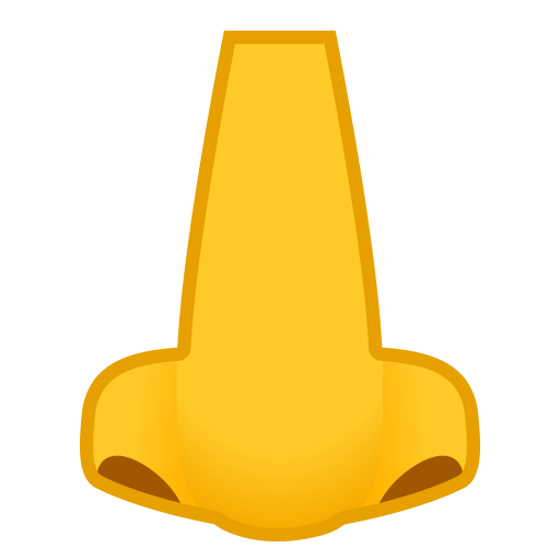 Nose as drawn by Google in Android 9.0