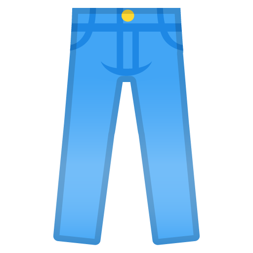 Jeans as drawn by Google in Android 9.0