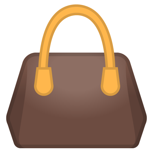 Handbag as drawn by Google in Android 9.0