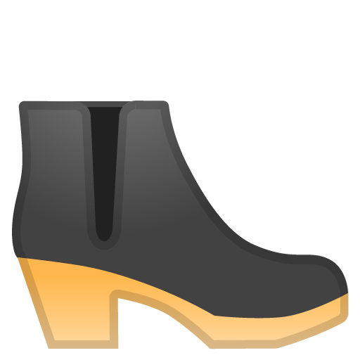 Woman’s Boot as drawn by Google in Android 9.0