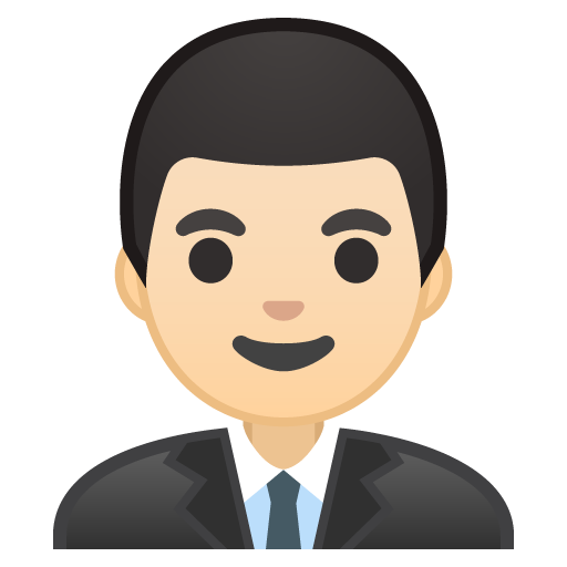 Man Office Worker: Light Skin Tone, the previous design
