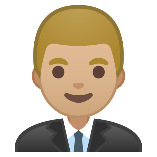 Man Office Worker: Medium-Light Skin Tone, the previous design