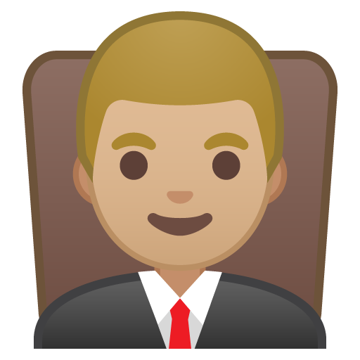 Man Judge: Medium-Light Skin Tone, the previous design