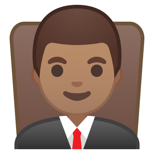 Man Judge: Medium Skin Tone, the previous design