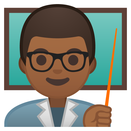 Man Teacher: Medium-Dark Skin Tone, the previous design