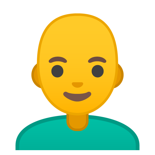 Man: Bald, the design in this release