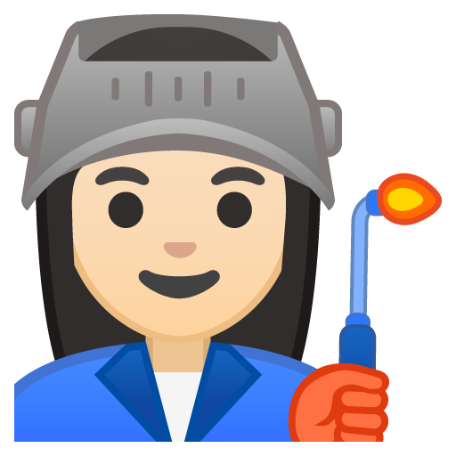 Woman Factory Worker: Light Skin Tone, the previous design