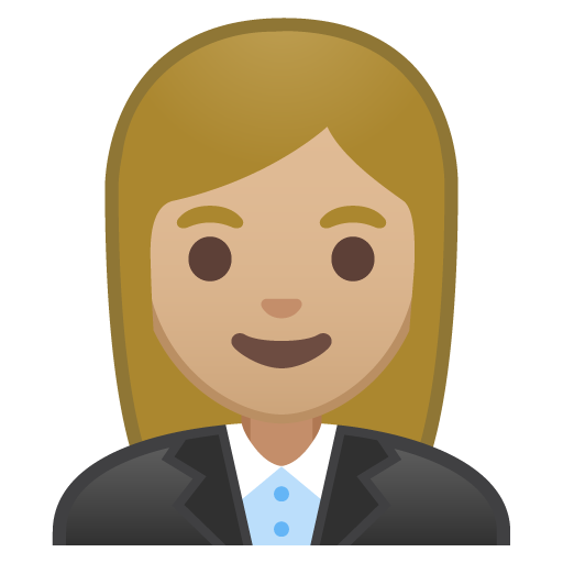 Woman Office Worker: Medium-Light Skin Tone, the previous design