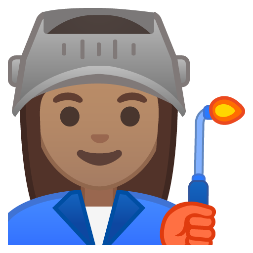 Woman Factory Worker: Medium Skin Tone, the previous design