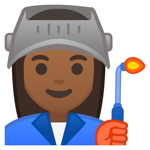 Woman Factory Worker: Medium-Dark Skin Tone, the previous design