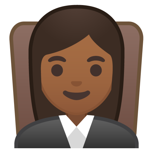 Woman Judge: Medium-Dark Skin Tone, the previous design