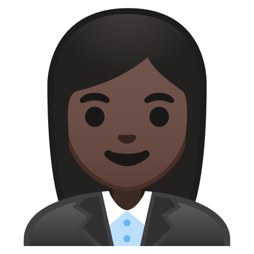 Woman Office Worker: Dark Skin Tone, the previous design