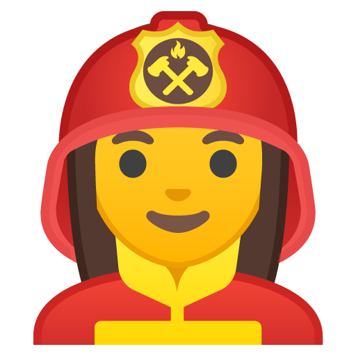 Woman Firefighter, the previous design