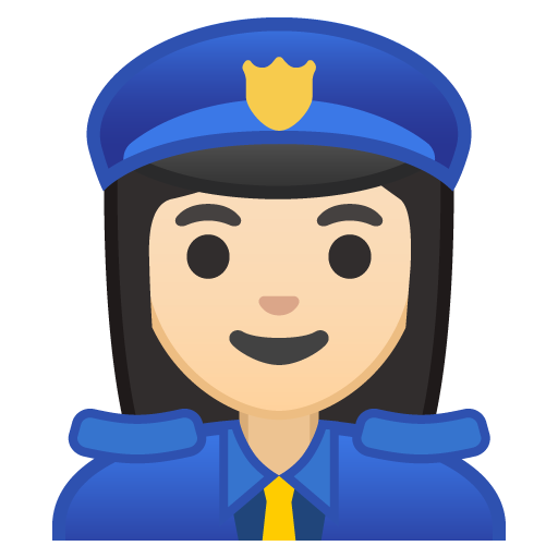 Woman Police Officer: Light Skin Tone, the previous design