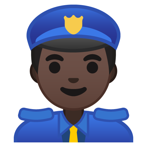Police Officer: Dark Skin Tone, the previous design