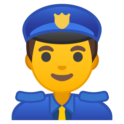Man Police Officer, the previous design