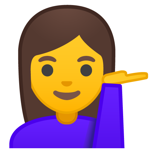 Person Tipping Hand, the previous design