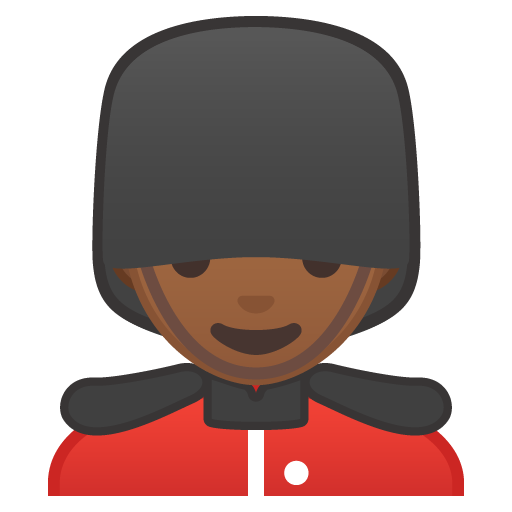 Man Guard: Medium-Dark Skin Tone, the design in this release