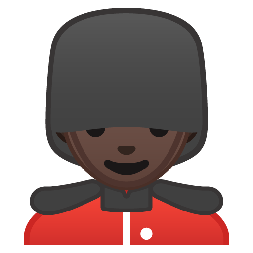 Man Guard: Dark Skin Tone, the design in this release