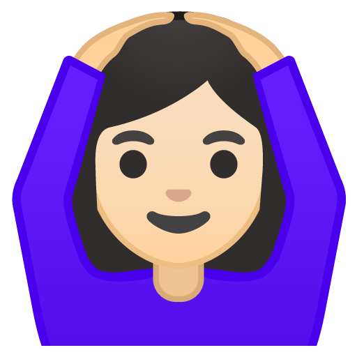 Person Gesturing OK: Light Skin Tone, the previous design