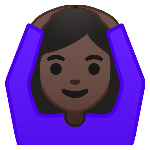 Person Gesturing OK: Dark Skin Tone, the previous design