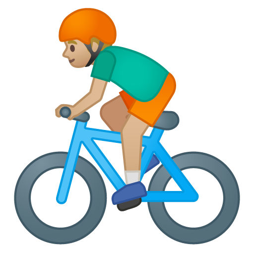 Person Biking: Medium-Light Skin Tone, the previous design