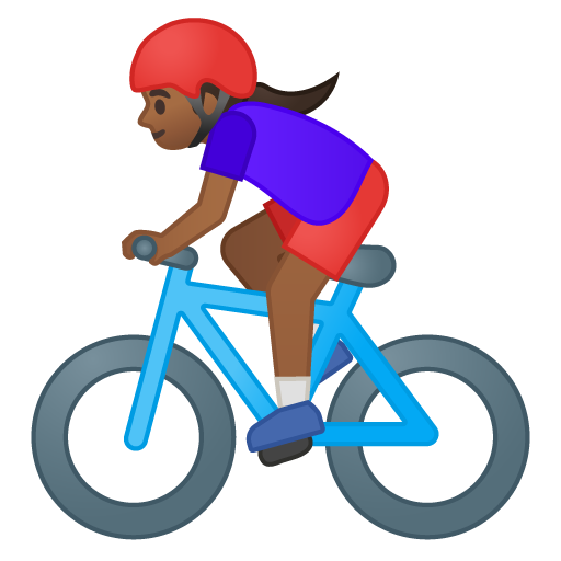 Woman Biking: Medium-Dark Skin Tone, the previous design