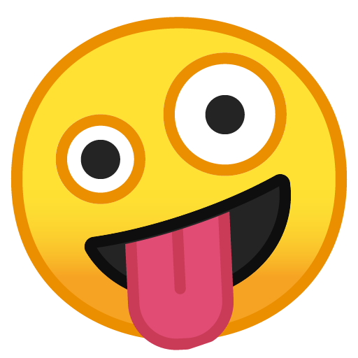 Zany Face as drawn by Google in Android 9.0
