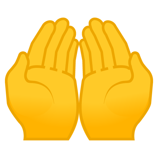 Palms up Together, the previous design