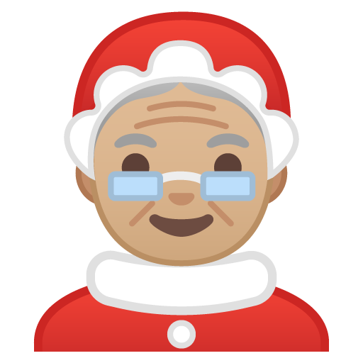 Mrs. Claus: Medium-Light Skin Tone, the previous design