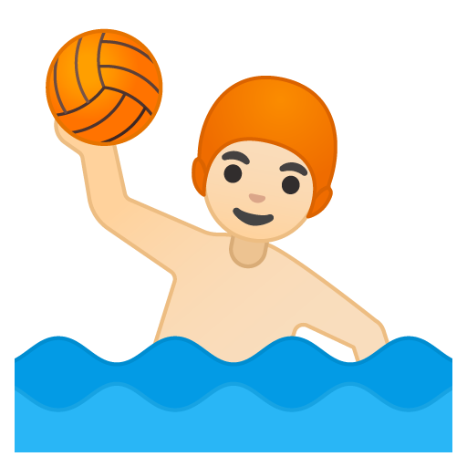 Person Playing Water Polo: Light Skin Tone, the previous design