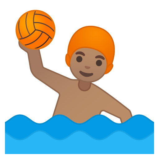 Person Playing Water Polo: Medium Skin Tone, the previous design