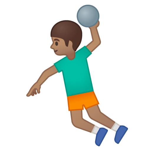 Person Playing Handball: Medium Skin Tone, the previous design